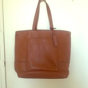 JCREW Leather Tote!